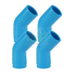 ข้องอหนา PVC  45องศา ขนาด 3/4" (6หุน) DSAI ดีเอสเอไอ 1 เเพ็ค