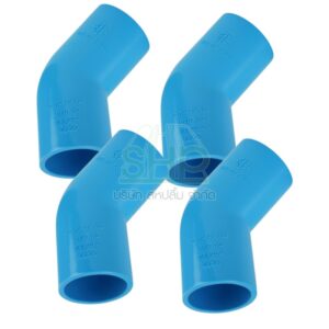 ข้องอหนา PVC  45องศา ขนาด 1.1/2" (1นิ้วครึ่ง) DSAI ดีเอสเอไอ 1 เเพ็ค