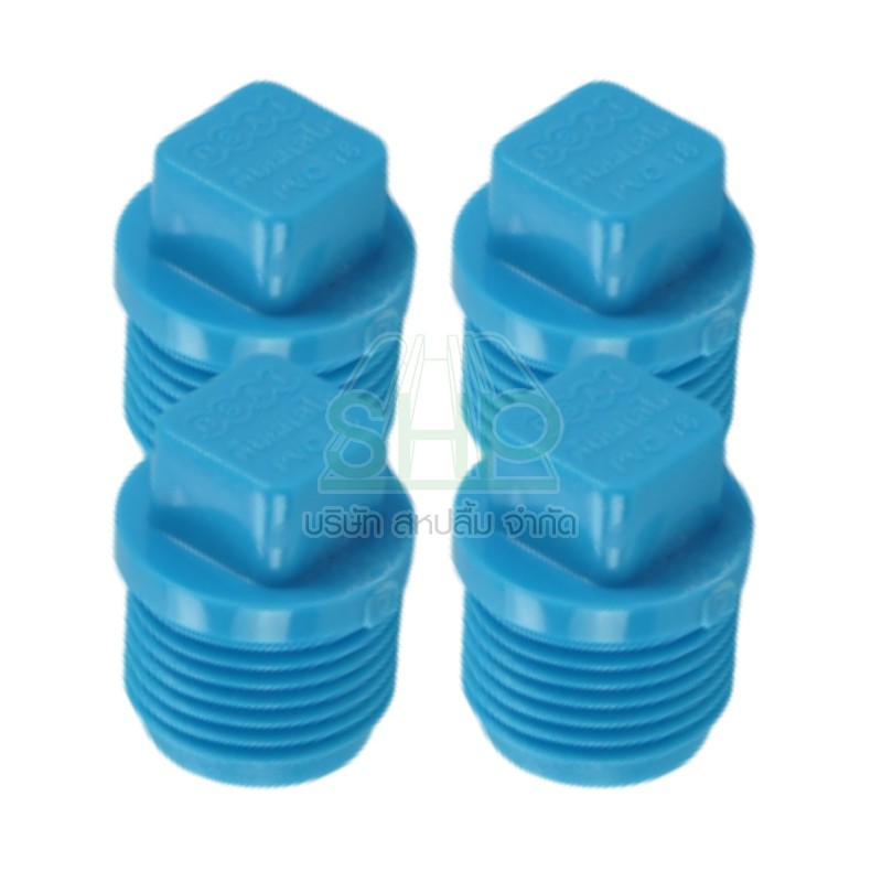 ปลั๊กอุดพีวีซี PVC ขนาด 1/2" (4 หุน) DSAI ดีเอสเอไอ 1 เเพ็ค