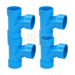 สามทางทีวาย 90 พีวีซี PVC  ขนาด 2" (2นิ้ว)  DSAI ดีเอสเอไอ 1 ลัง