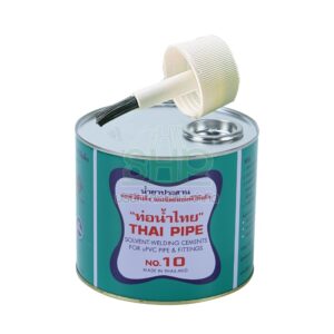 กาวน้ำไทย(มีแปรง) น้ำยาประสานท่อพีวีซีแข็ง THAIPIPE  1,000กรัม/g 1กระปุก