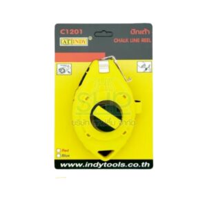 ปักเต้า INDY ปักเต้า ตีเส้น ความยาว 4,5 เมตร หัวสายเป็นเขี้ยวล๊อค Chalk Line Reel รุ่น C1201