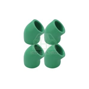 4 ตัว ข้องอ 45 องศา 1.1/4" (1นิ้ว2หุน) ขนาด 40 มิล ไทยพีพีอาร์ THAIPPR ข้องอ 45 ข้องอ 45 พีพีอาร์ ขนาด 1.1/4 (1นิ้ว2หุน) | 09-TP202E040