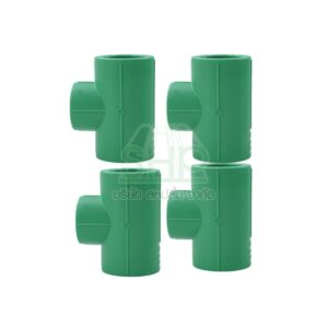 4 ตัว สามทางลด 3/4 x 1/2" (6หุนลด4หุน) ขนาด 25x20 มิล ไทย พีพีอาร์ THAI PPR ข้อต่อสามทางลดพีพีอาร์ PPR ข้อต่อสามทางลด | 09-TP211T025020