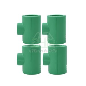 4 ตัว สามทางลด 1 x 1/2" (1นิ้วลด4หุน) ขนาด 32x20 มิล ไทย พีพีอาร์ THAI PPR ข้อต่อสามทางลดพีพีอาร์ ข้อต่อสามทางลด PPR | 09-TP211T032020