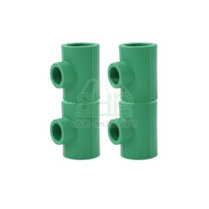 4 ตัว สามทางลด 1.1/4 x 3/4" (1นิ้ว2หุนลด6หุน) ขนาด 40x25 มิล ไทย พีพีอาร์ THAI PPR ข้อต่อสามทางลดพีพีอาร์ ข้อต่อสามทางลด | 09-TP211T040025