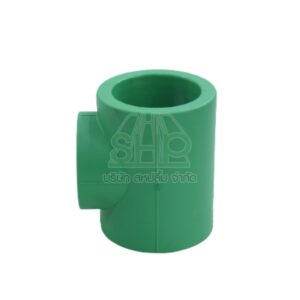 1 ตัว สามทางลด 2.1/2 x 2" (2นิ้วครึ่งลด2นิ้ว) ขนาด 75x63 มิล ไทย พีพีอาร์ THAI PPR ข้อต่อสามทางลดพีพีอาร์ สามทางลด PPR | 09-TP211T075063