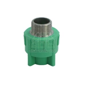 1 ตัว ข้อต่อตรงเกลียวนอก ขนาด 20x(เกลียว3/4") ไทย พีพีอาร์ THAI PPR ต่อตรงเกลียวนอกพีพีอาร์ ต่อตรงเกลียวนอก PPR | 09-TP311C020020