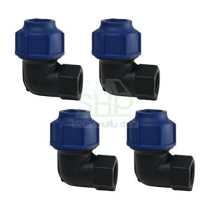 ข้องอเกลียวในพีอี 90องศา  ขนาด 32 มิล (1นิ้ว) จำนวน 4 ตัว/แพ็ค | 06-BC0703205