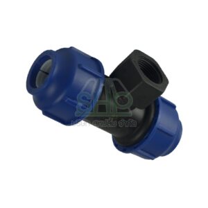 สามทางเกลียวในPE พีอีขนาด 110 มิล (4นิ้ว) จำนวน 1 ตัว/แพ็ค | 06-BC0911011