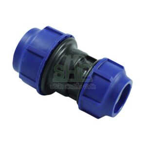 ข้อต่อตรงลด PE  ขนาด 50X40 มิล (1.1/2นิ้ว)x(1.1/4หุน) จำนวน1ตัว/แพ็ค | 06-BC12050040